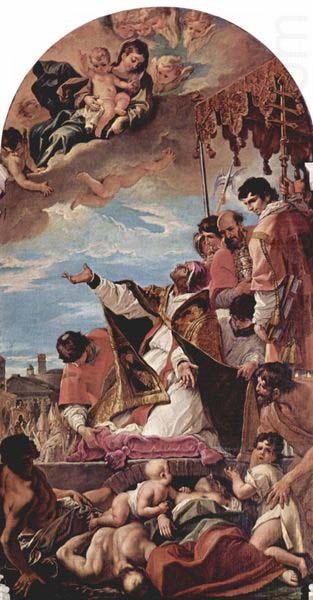 Furbitte Papst Gregor des Groben  bei Maria, Sebastiano Ricci